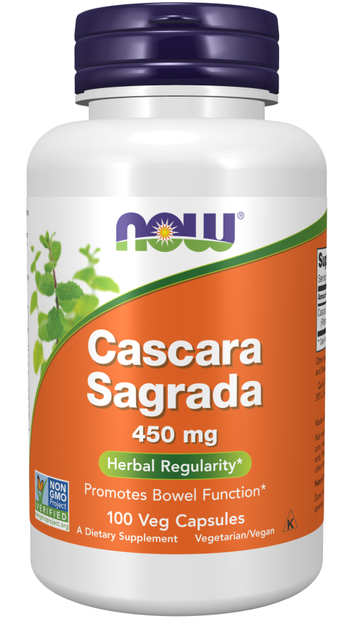 Now CASCARA SAGRADA 450mg 100 VCAPS