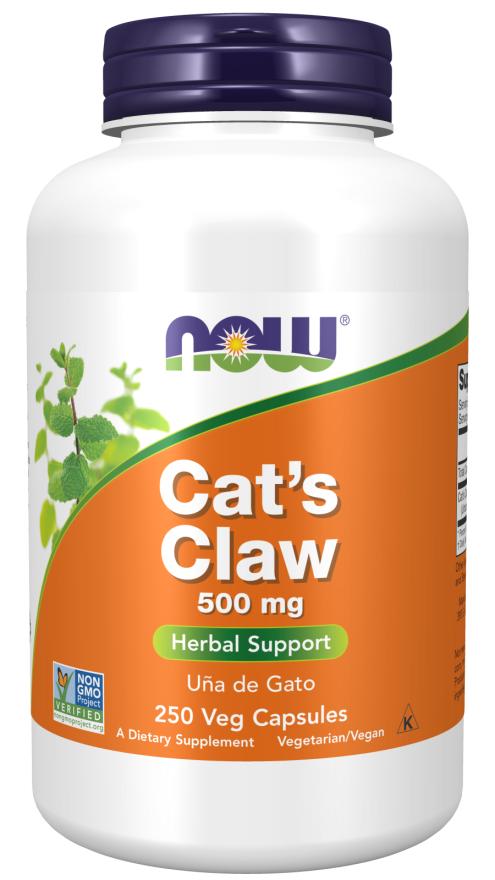 Now CAT'S CLAW 500mg 250 VCAPS