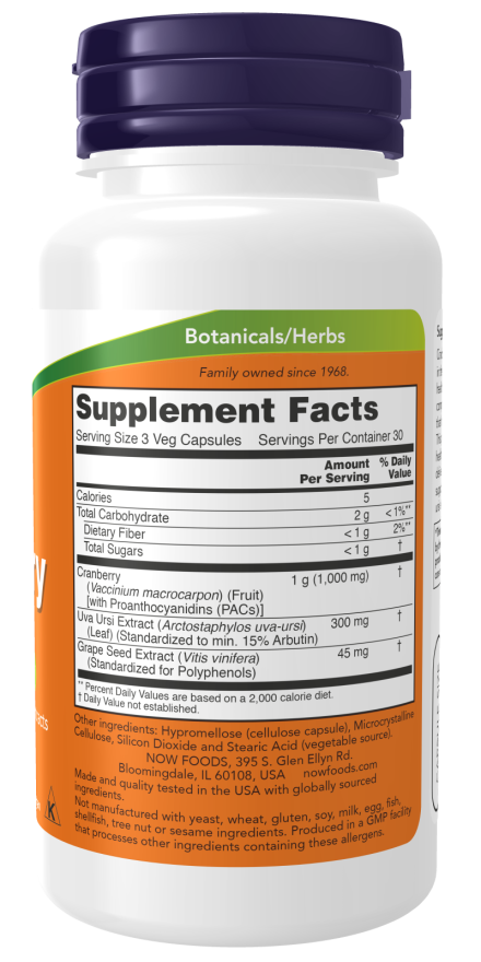 Now STANDARDIZED CRANBERRY 90 VCAPS