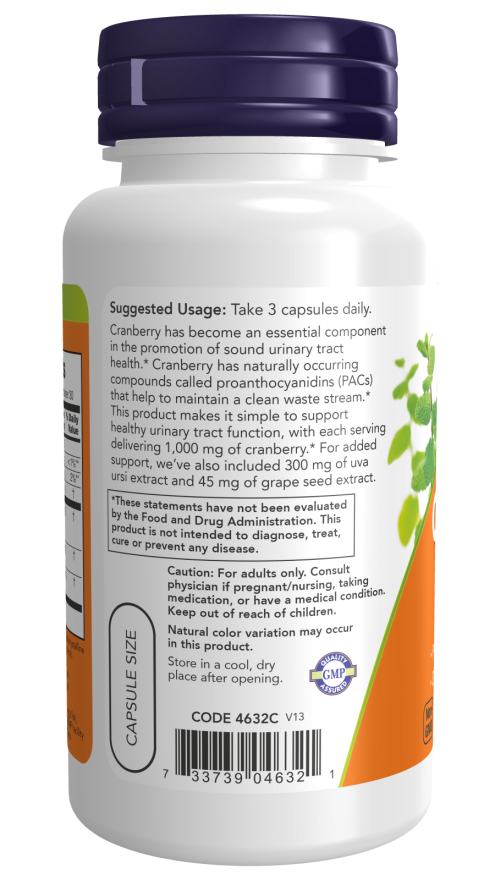 Now STANDARDIZED CRANBERRY 90 VCAPS