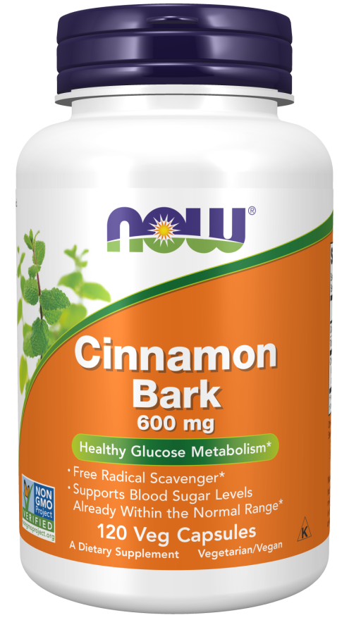 Now CINNAMON BARK 600MG 120 VCAPS
