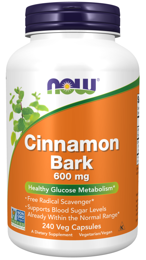 Now CINNAMON BARK 600MG 240 VCAPS