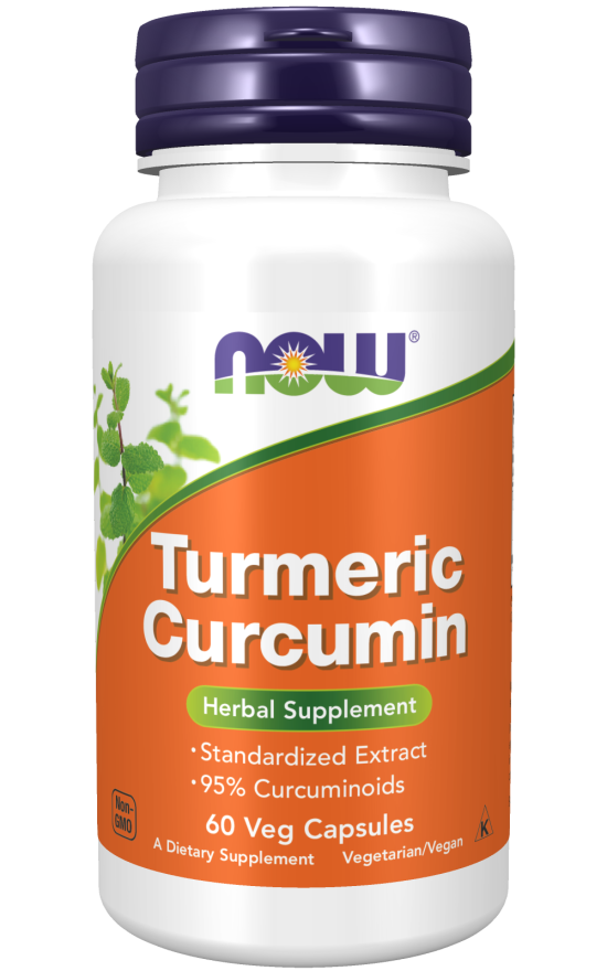 Now TURMERIC CURCUMIN EXTRACT 60 VCAPS