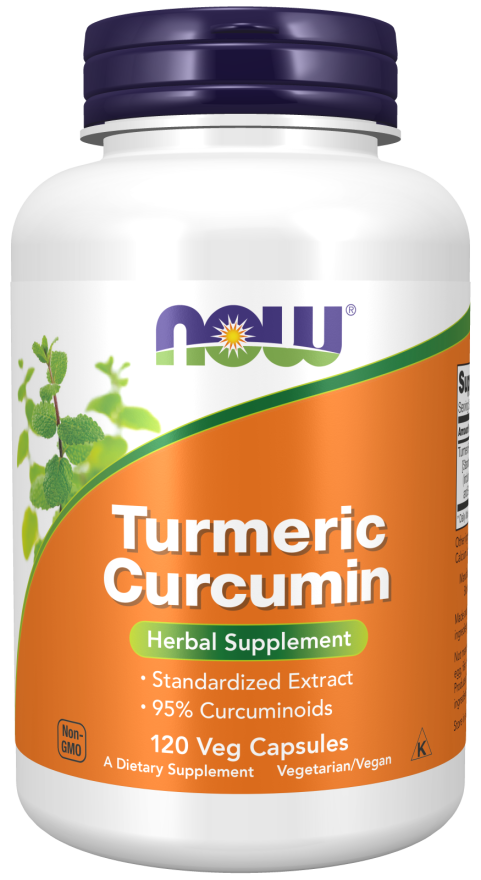 Now TURMERIC CURCUMIN EXTRACT 120 VCAPS