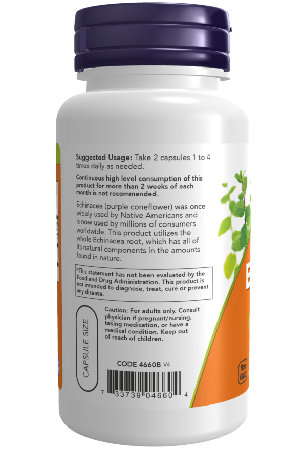 Now ECHINACEA PURP 400mg 100 VCAPS