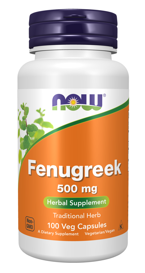 Now FENUGREEK 500mg 100 VCAPS