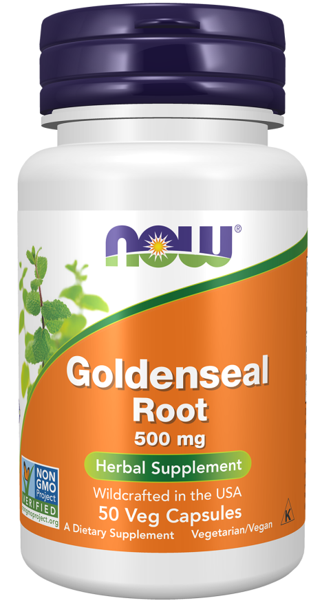 Now GOLDENSEAL ROOT 500mg 50 VCAPS