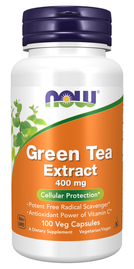 Now GREEN TEA EXTRACT 400 mg 100 VCAPS