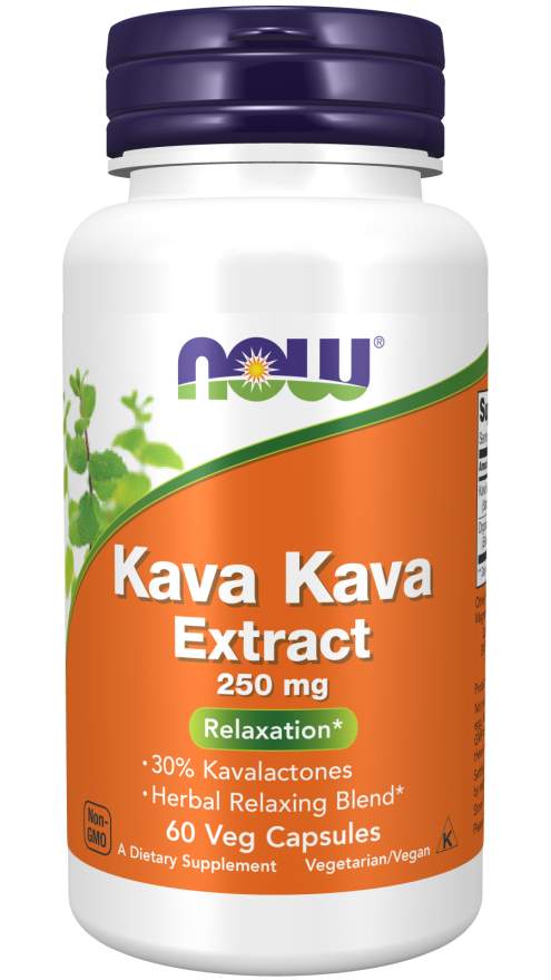 Now KAVA KAVA 250mg 30% 60 VCAPS