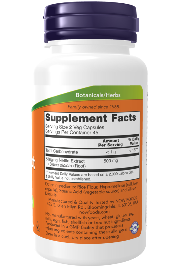 Now NETTLE ROOT EXTRACT 250mg 90 VCAPS