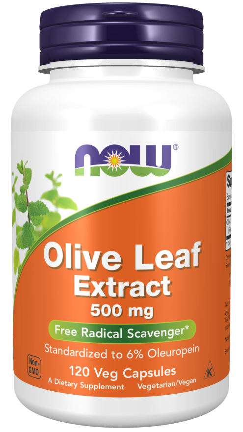 Now OLIVE LEAF EXT 500mg 120 VCAPS