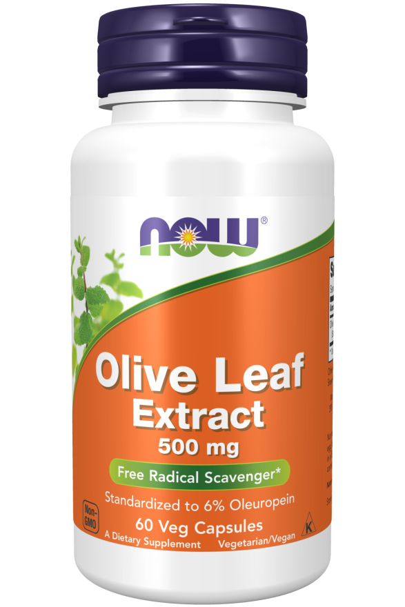 Now OLIVE LEAF EXT 500mg 60 VCAPS