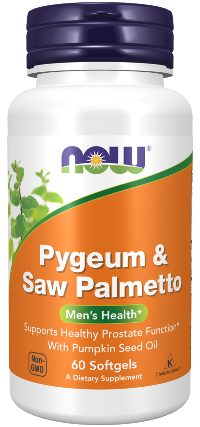 Now PYGEUM & SAW PALM EXT 25/80mg 60 SGELS