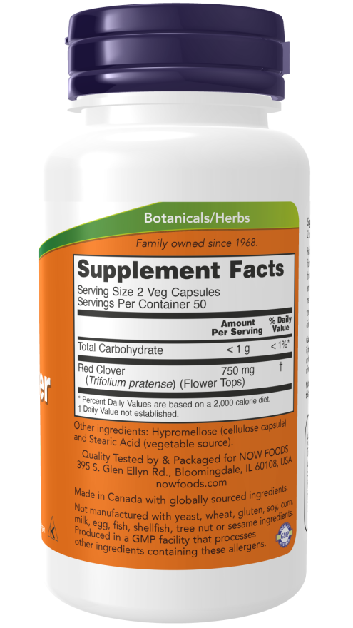 Now RED CLOVER 375 MG 100 VCAPS