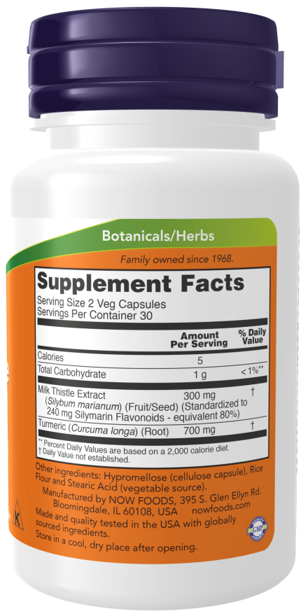 Now SILYMARIN MILK THISTLE 150mg 60 VCAPS