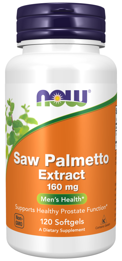 Now SAW PALMETTO 160mg 120 SGELS