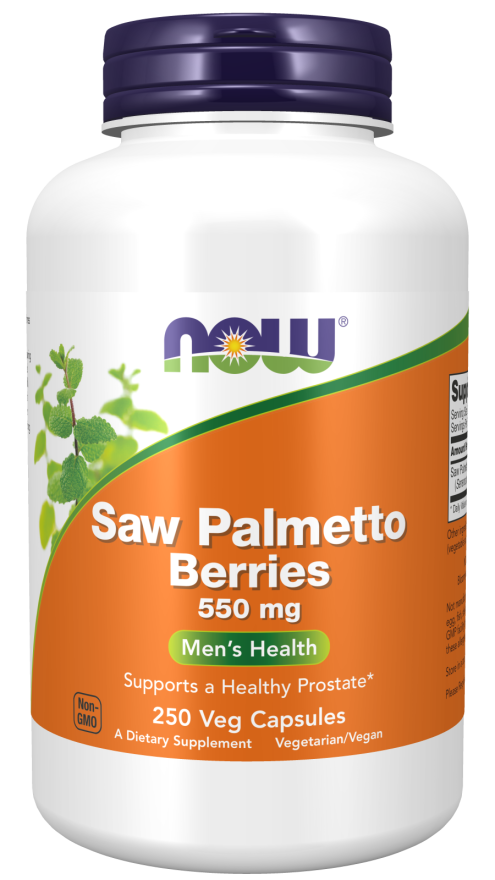 Now SAW PALMETTO 550mg 250 VCAPS