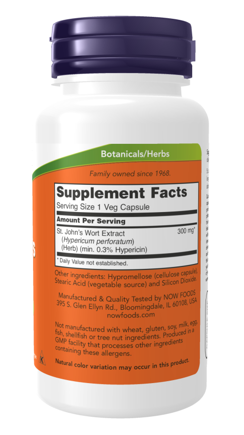 Now ST. JOHN'S WORT 300mg 250 VCAPS