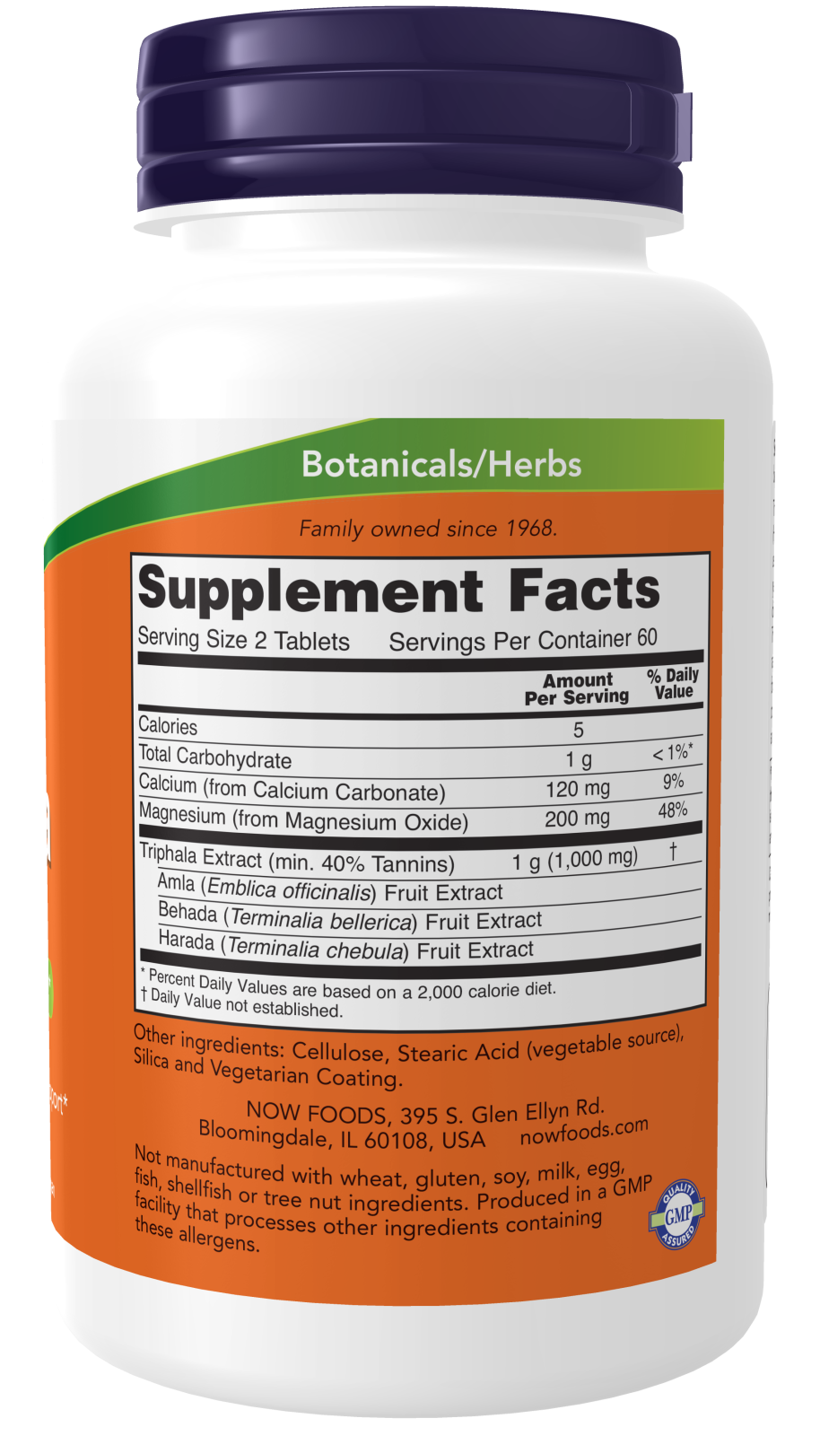 Now TRIPHALA 500MG 120 TABS