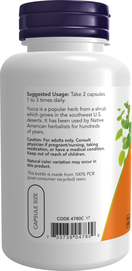 Now YUCCA 500mg 100 VCAPS