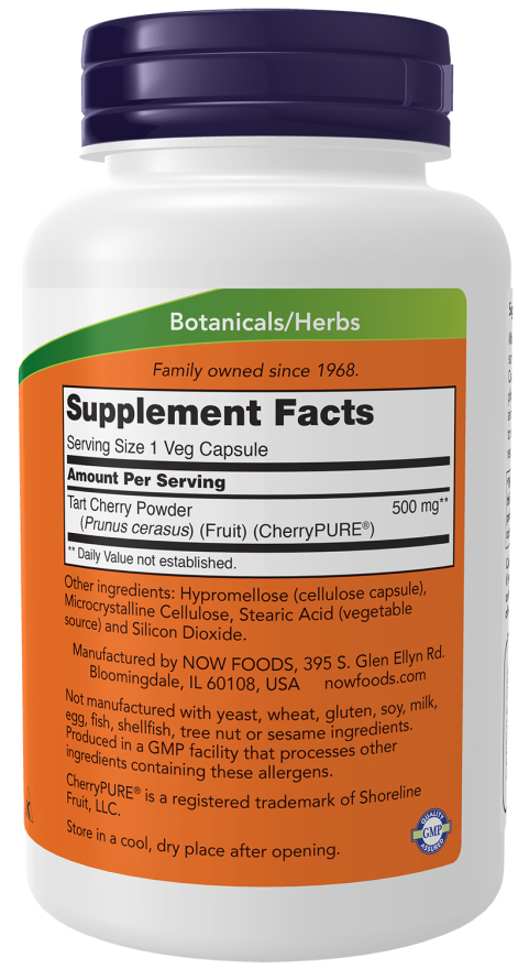 Now TART CHERRY 500MG 90 VCAPS
