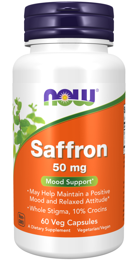 Now SAFFRON 50MG 60 VCAPS