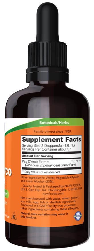 Now PAU D' ARCO EXTRACT 2 OZ