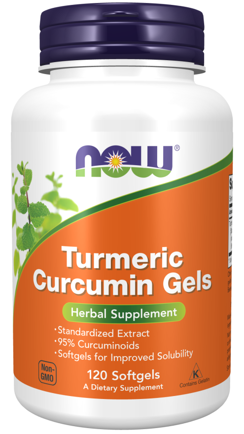 Now TURMERIC CURCUMIN GELS 120 SOFTGELS