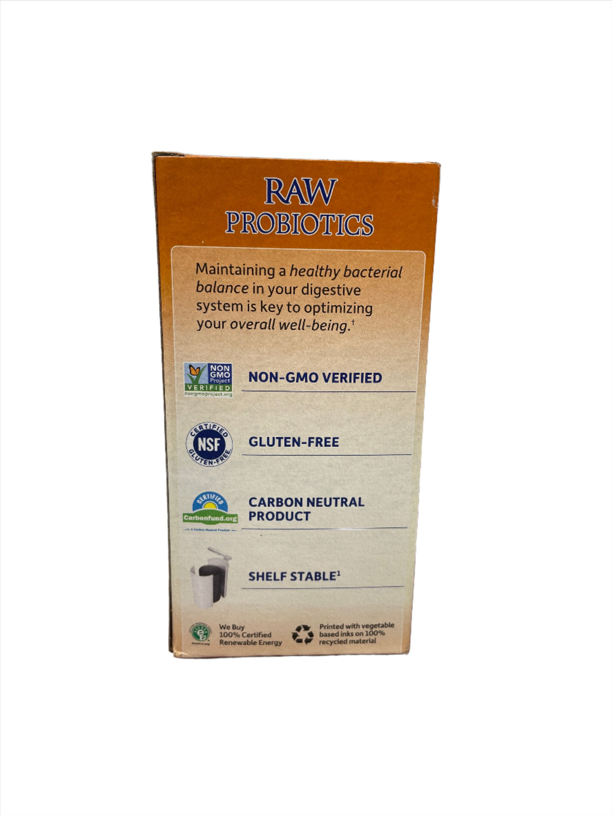 Garden of Life Raw Probiotics Ultimate Care 100 mil millones 30 CÁPSULAS