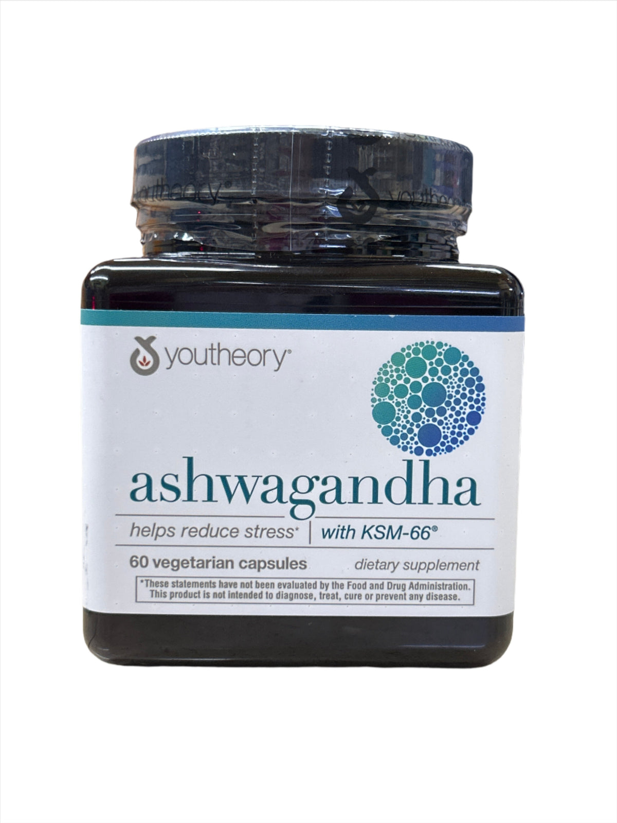Youtheory Ashwagandha con KSM-66, 60 cápsulas vegetarianas