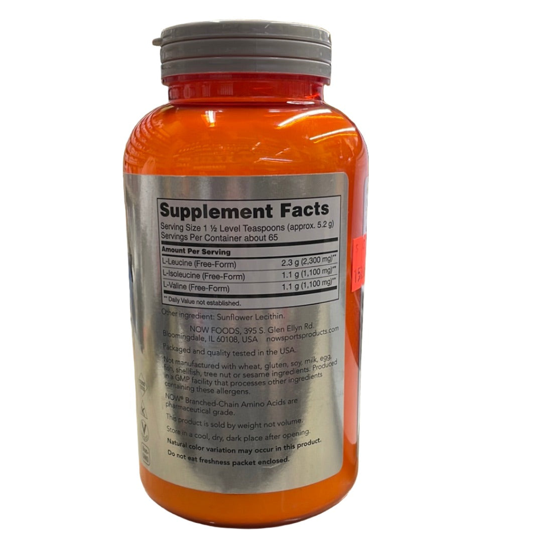 Now Branched-Chain Amino Acid Powder
