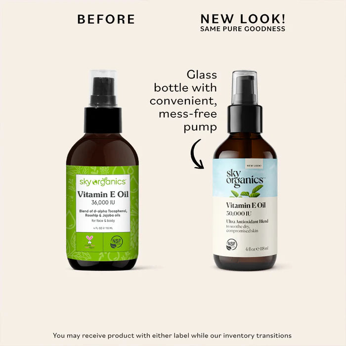 SKY ORGANICS VITAMIN E OIL 4 OZ