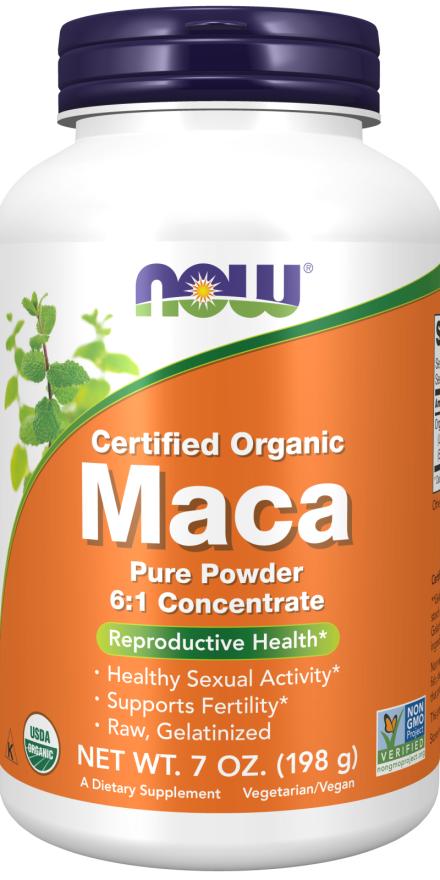 Now MACA 6:1 CONC POWDER ORG 7 OZ