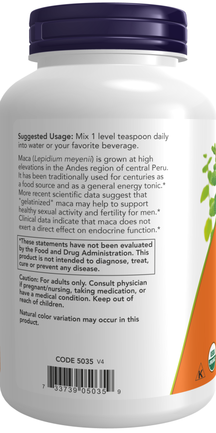 Now MACA 6:1 CONC POWDER ORG 7 OZ