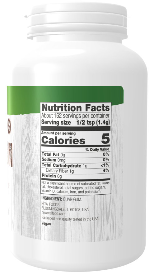 Now GUAR GUM POWDER 8 OZ