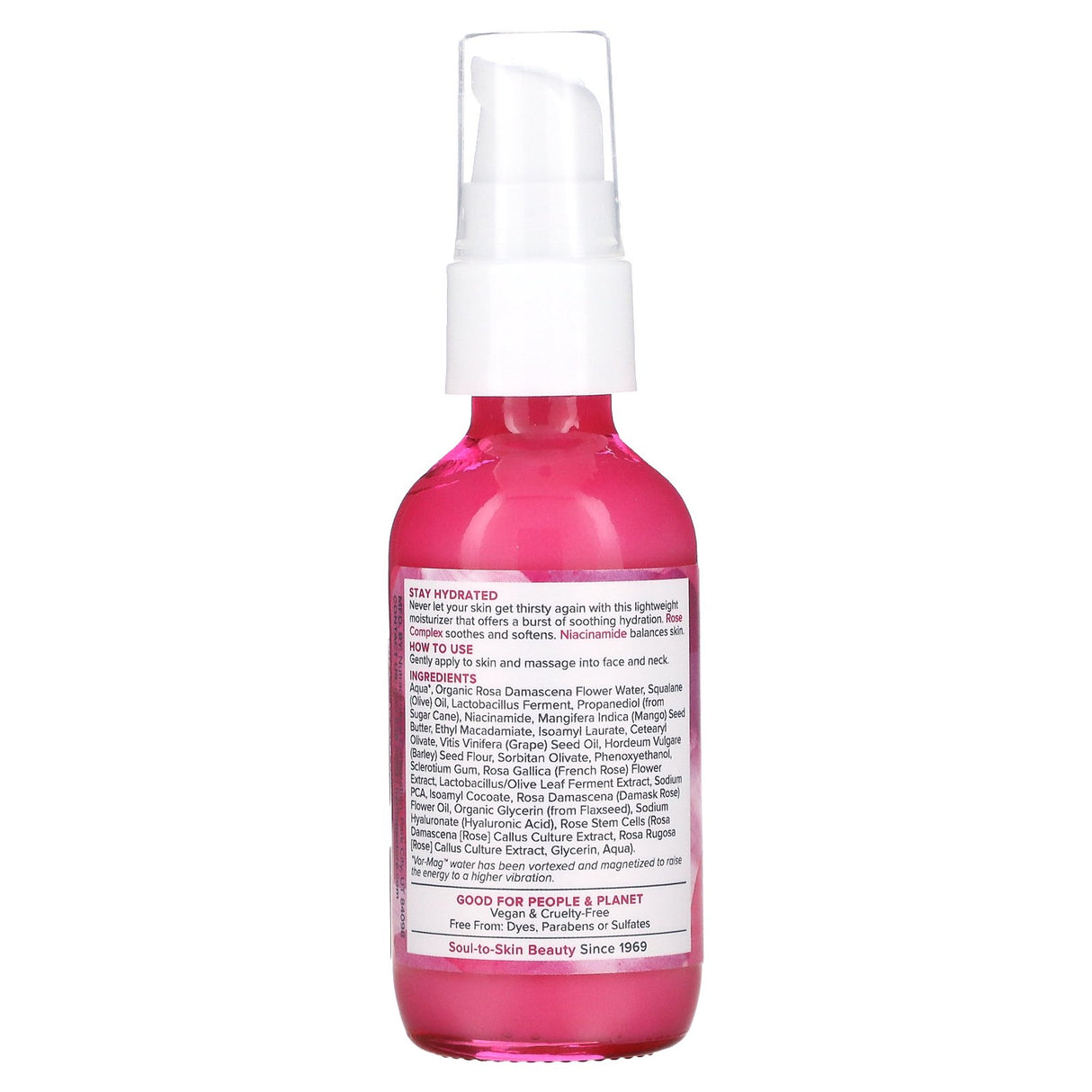 Heritage Store Rosewater Moisturizer 2floz