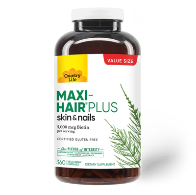 Country Life MAXI HAIR PLUS 360 CT 360 Vegicaps