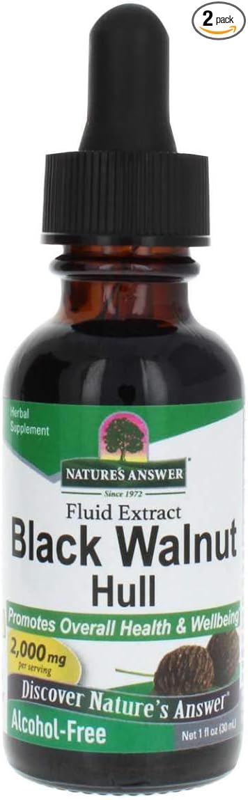 NATURE'S ANSWER ALC FREE BLACK WALNUT 1OZ