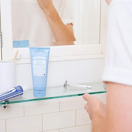 DR.BRONNER'S ORGANIC SHAVING SOAP UNSCENTED 7 FLOZ