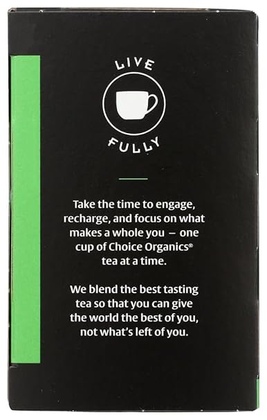 CHOICE ORGANIC TEAS Premium Japanese Green 16 BAG