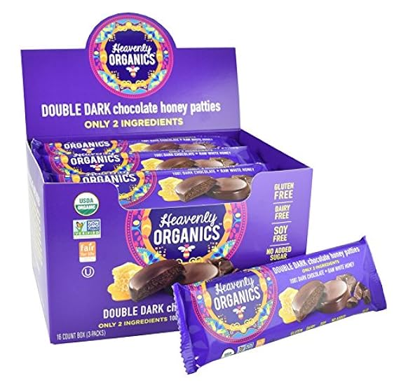HEAVENLY ORGANICS Double Dark Chocolate 1.16 OZ