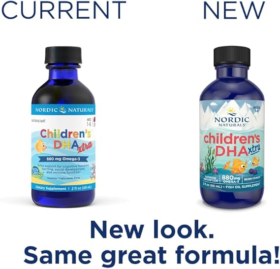 Children's DHA Xtra Liquid Berry Punch Flavor