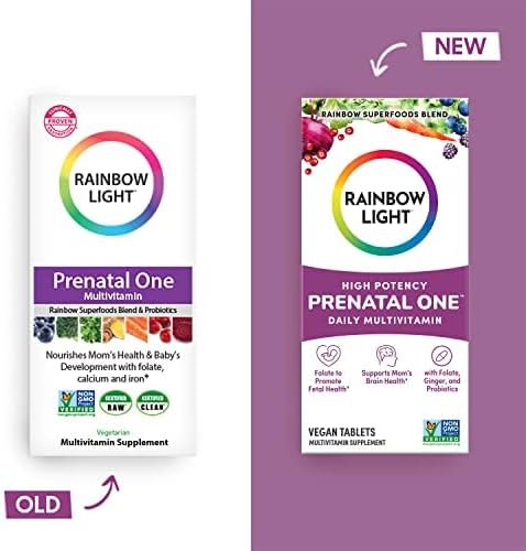 Rainbow Light HIGH POTENCY PRENATAL ONE NON-GMO 60CT (ORIGINAL PID: 21723)