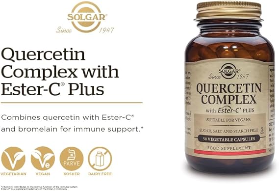 Solgar Quercetin Complex with Ester-C® Plus Vegetable Capsules 50V cap