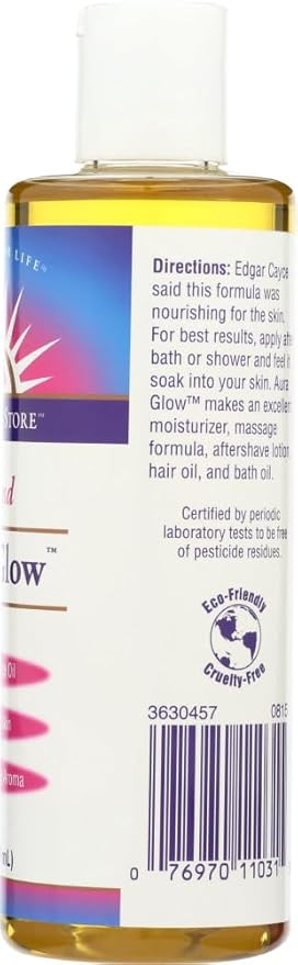 Heritage Store Aura Glow Rose Body Oil 8floz