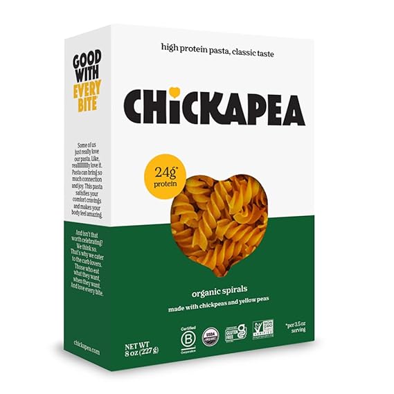 CHICKAPEA PASTA Spiral 8 OZ