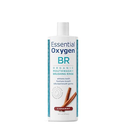 ENJUAGUE BUCAL ORGÁNICO ESSENTIAL OXYGEN (PARA CEPILLADO) CINNAMINT 16OZ