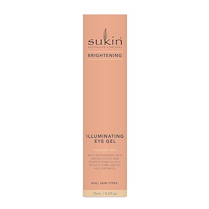 SUKIN NATURALS ILLUMINATING EYE GEL 0.5 OZ