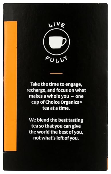 CHOICE ORGANIC TEAS Decaffeinated English Breakfast 16 BAG
