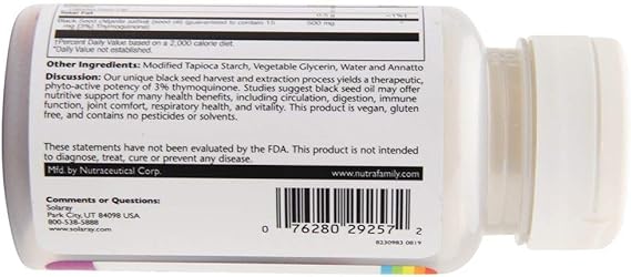 Solaray Vital Extracts Enteric-Coated Dopabean 333 mg/ 15% L-dopa